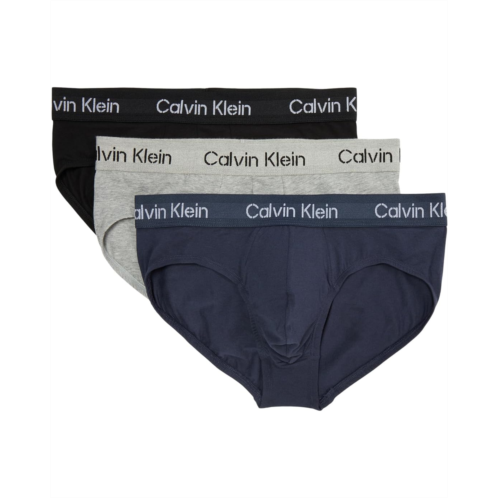 Calvin Klein Underwear Khakis Cotton Stretch Hip Brief 3-Pack