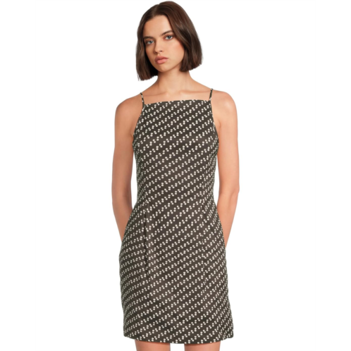 Womens Madewell Kaddy Dress - Linen Stretch Modal