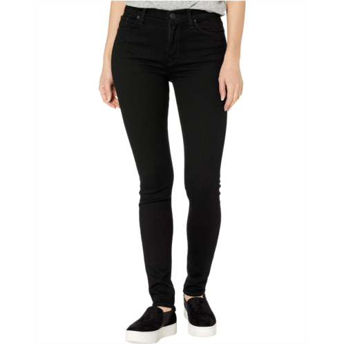 Womens Hudson Jeans Barbara High-Waist Super Skinny in Black