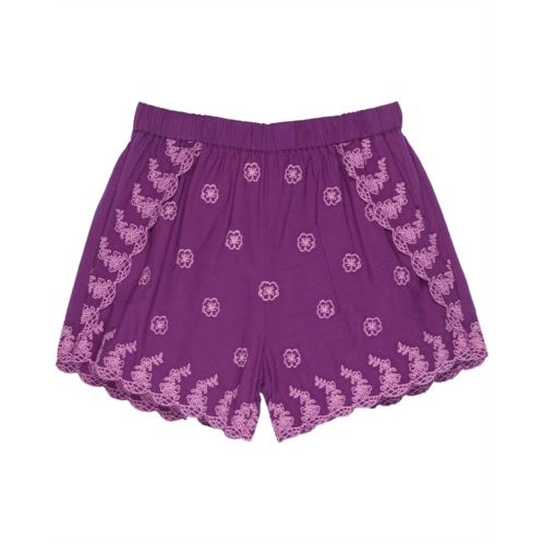 PEEK Embroidered Shorts (Toddler/Little Kids/Big Kids)
