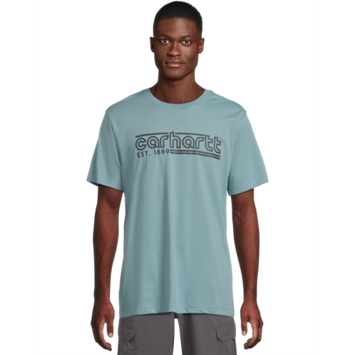 Mens Carhartt Relaxed Fit Lightweight Short-Sleeve Logo Graphic T-Shirt
