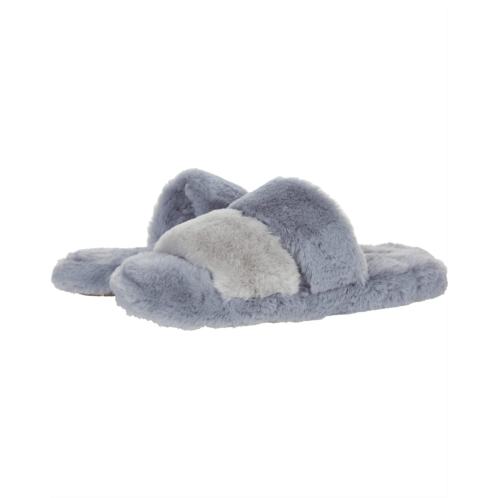 Madewell Two-Strap Scuff Slippers in Recycled Faux Fur