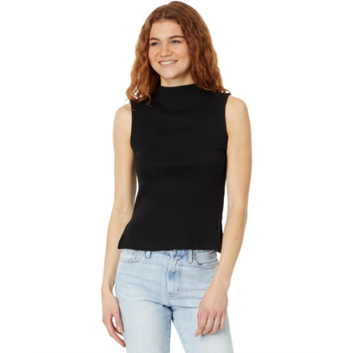 Madewell Side-Slit Mockneck Tank