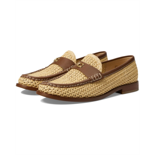 Womens COACH Jolene Raffia Loafer