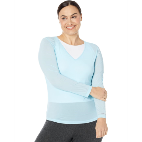 Womens Jamie Sadock Sunsense Long Sleeve Layering Top