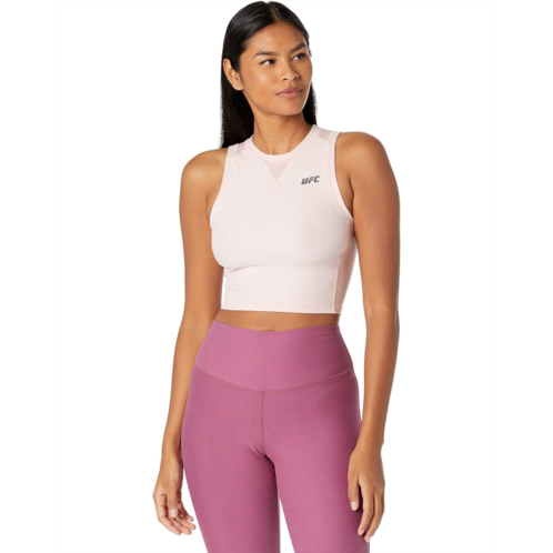 Womens UFC Sleeveless Crew Neck Cropped Top