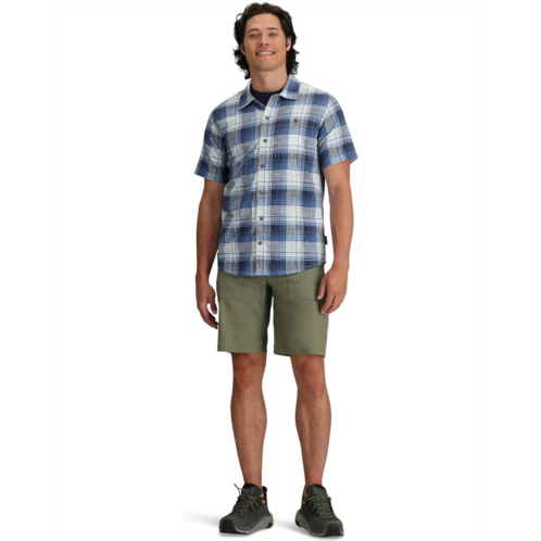 Mens Royal Robbins Redwood Plaid Short Sleeve