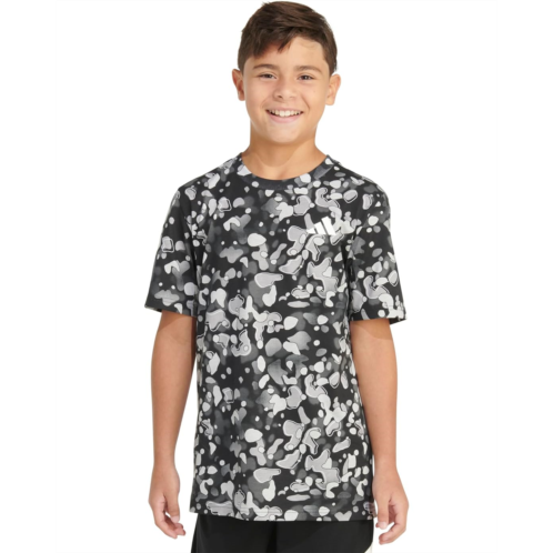 Adidas Kids AOP Pebble Camo SS Tee(Toddler/Little Kid/Big Kid)