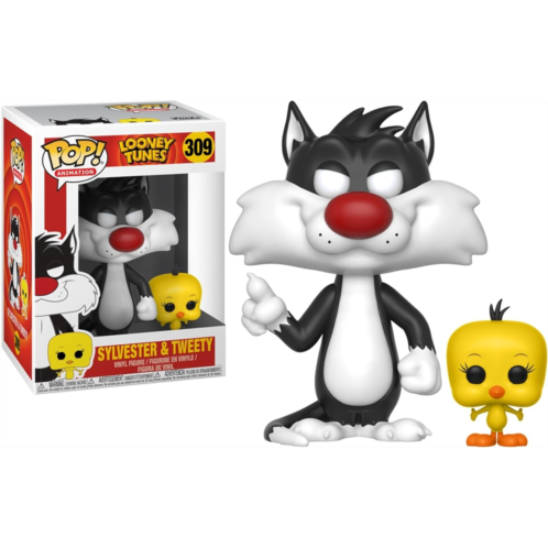 Funko Pop! Animation: Looney Tunes - Sylvester & Tweety Collectible Toy