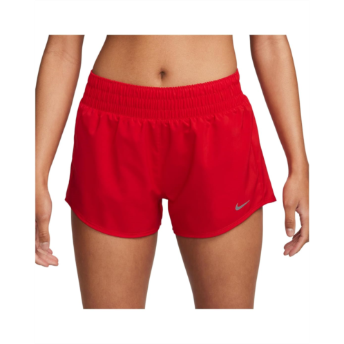 Womens Nike One Dri-FIT Mid-Rise 3 Brief-lined Shorts