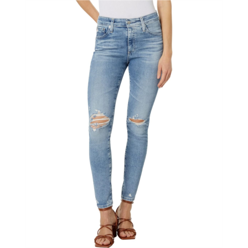 Womens AG Jeans Farrah Ankle in 20 Years Undertow Destructed