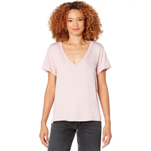 Womens Splendid Oslo Satin V-Neck