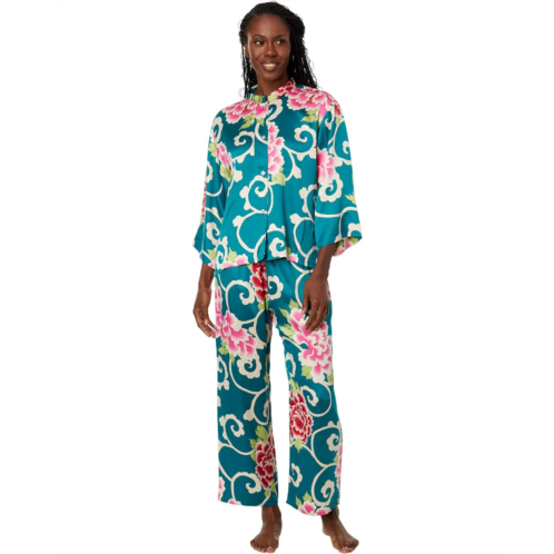 Womens N by Natori Saz Satin PJ Set