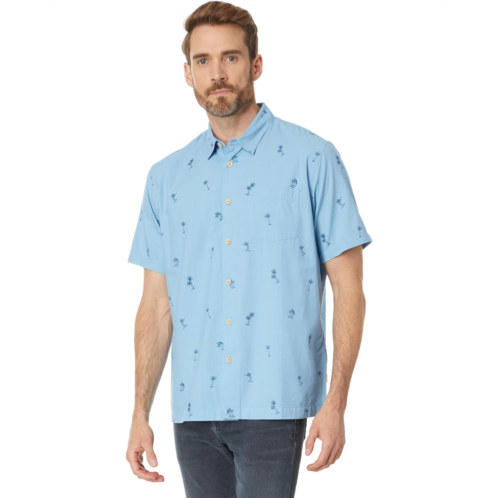 Mens Quiksilver Waterman Sail Palm Button-Up Shirt