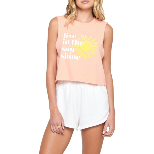 Spiritual Gangster Sun Shine Callie Crop Tank