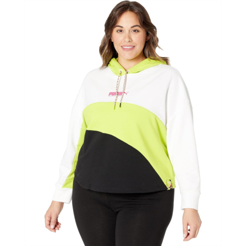 PUMA Plus Size City Light Track Hoodie