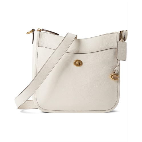 COACH Polished Pebble Leather Chaise Crossbody