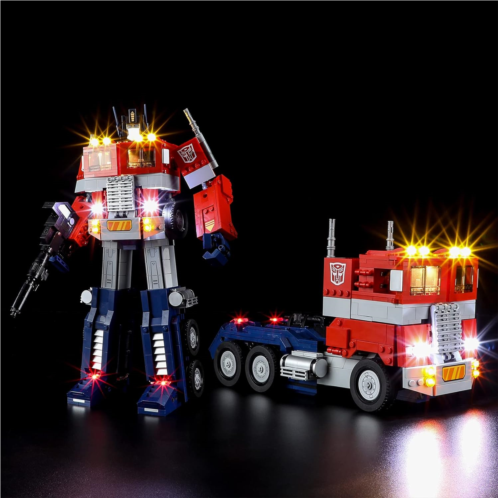 BRIKSMAX Led Lighting Kit for LEGO-10302 Optimus Prime - Compatible with Lego Creator Expert Building Blocks Model- Not Include The Lego Set