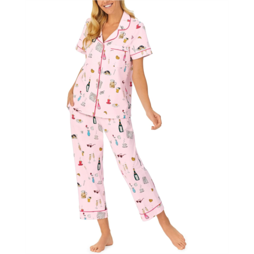 Bedhead PJs Short Sleeve Classic Cropped PJ Set