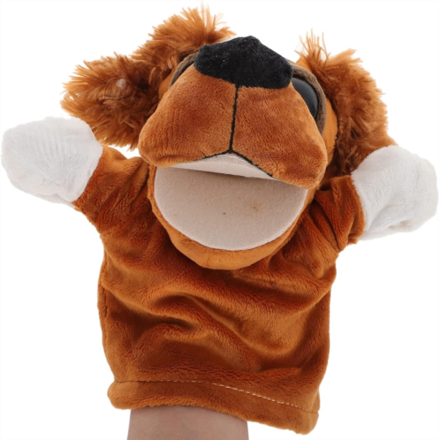 Ipetboom 1 Pc Puppet, Hand Puppets Plush Dog Puppy Open Mouth Hand Puppets Stuffed Animal Hand Puppet Toy Animal Puppets for Adults and Kids, 21x14x14.5cm