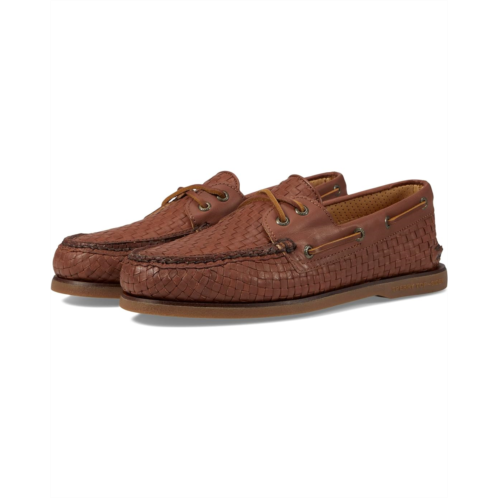Mens Sperry Gold Authentic Original 2-Eye Woven