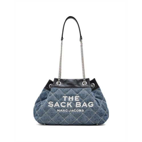 Marc Jacobs The Quilted Denim Chain Sack Bag
