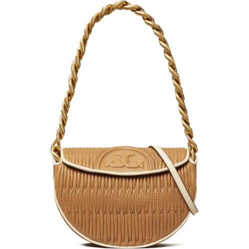 Tory Burch Fleming Soft Pleated Mini Crescent Bag