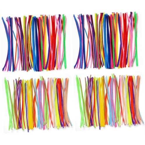 Lurrose 800 Pcs Flash Toy Kids Educational Toys Arts Pipe Cleaner Pipe Cleaner Art Stick Arts and Crafts for Kids Pipe Cleaners Kidcraft Playset Fluffy Pipe Cleaner Plush Twist Bar