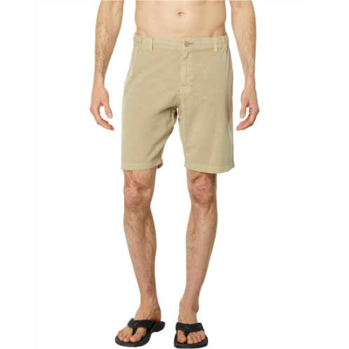 Mens RVCA All Time Coastal Rinsed 19 Hybrid Shorts