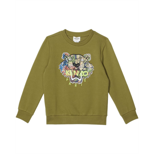 Kenzo Kids Tiger Embroidered Sweatshirt (Little Kids/Big Kids)