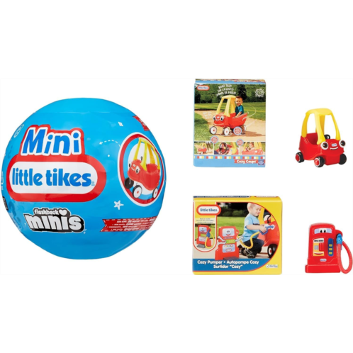 MGAs Miniverse Little Tikes Minis - 2 Little Tikes Minis in Each Pack, Blind Packaging Doubles as Display, Retro Nostalgia, Collectors Ages 3 4 5 6