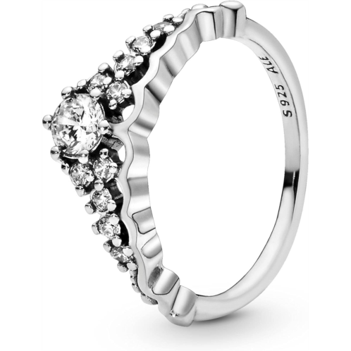 Pandora Jewelry - Fairytale Tiara Ring for Women in Sterling Silver with Clear Cubic Zirconia