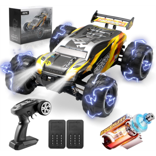 4DRC H3 RC Car,50+kmh High Speed RC Monster Truck,Racing Hobby Car for Adults, 4WD All Terrain Off-Road Remote Control Car, 2.4Ghz RC Crawler,2 Battery 40+ Min Play Gift for Boy Ki