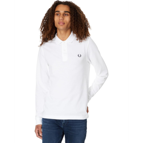 Mens Fred Perry Long Sleeve Plain Fred Perry Shirt