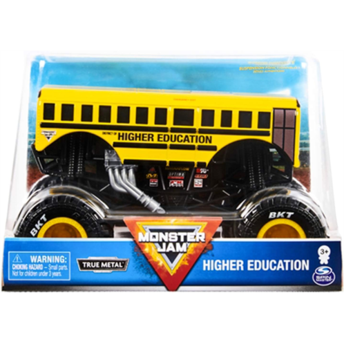 Monster Jam, Official Higher Education Monster Truck, Die-Cast Vehicle, 1:24 Scale