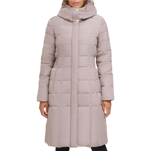 Cole Haan Taffeta Down Coat With Bib