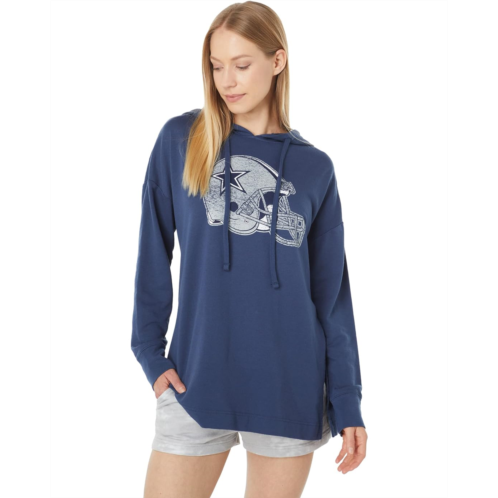 Lauren James Dallas Cowboys Long-Length Side Vent Hoodie