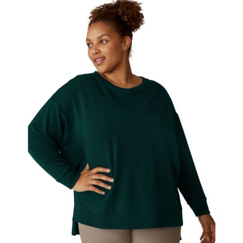 Womens Beyond Yoga Plus Size Off Duty Pullover
