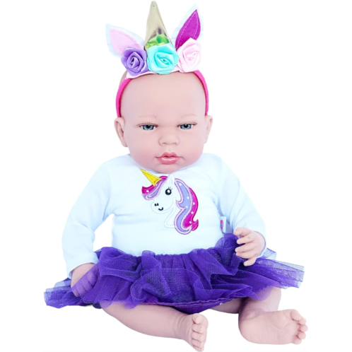 MyBrittanys Purple Unicorn Outfit Fits 15-18 Inch Baby Dolls- 15 Inch Baby Doll Clothes