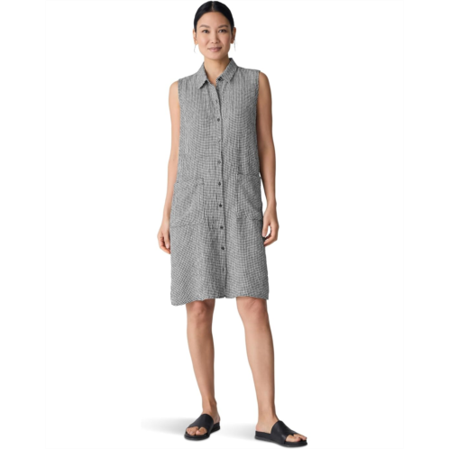 Womens Eileen Fisher Classic Collar Dress