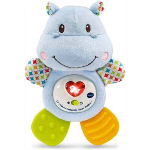 VTech Baby Lil Critters Huggable Hippo Teether Blue