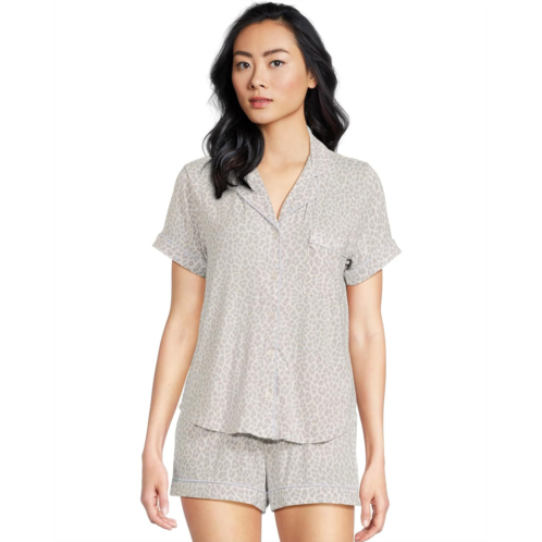 Womens Kate Spade New York Short Sleeve Shorty PJ Set