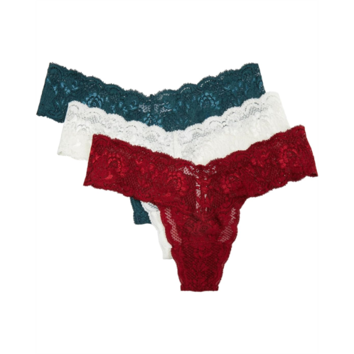 Cosabella Never Say Never 3 Pack Lowrider Thong