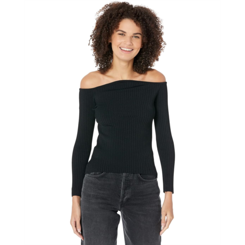 BCBGMAXAZRIA Off-the-Shoulder Sweater