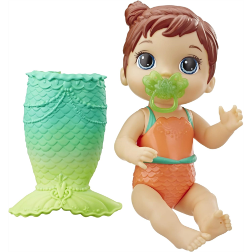 Hasbro Baby Alive Lil Splashes Brunette Mermaid Doll