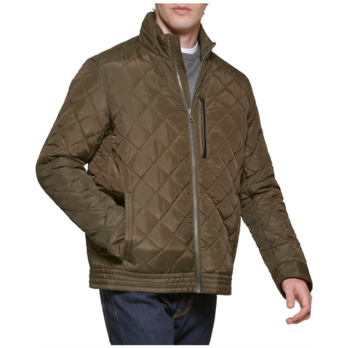 Cole Haan Quilted Jacket With Faux Sherpa Lining