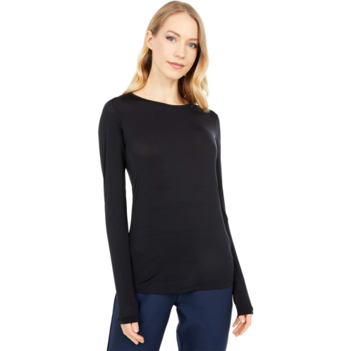 Womens Jamie Sadock Sunsense Crew Neck Top Long Sleeve