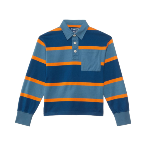 L.L.Bean Unisex LLBean Kids Striped Rugby Shirt