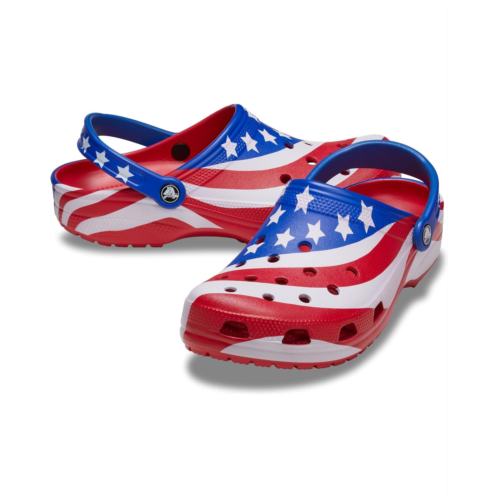 Unisex Crocs Classic American Flag Clog