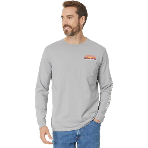 Mens Vineyard Vines Adirondack Sunset Long Sleeve